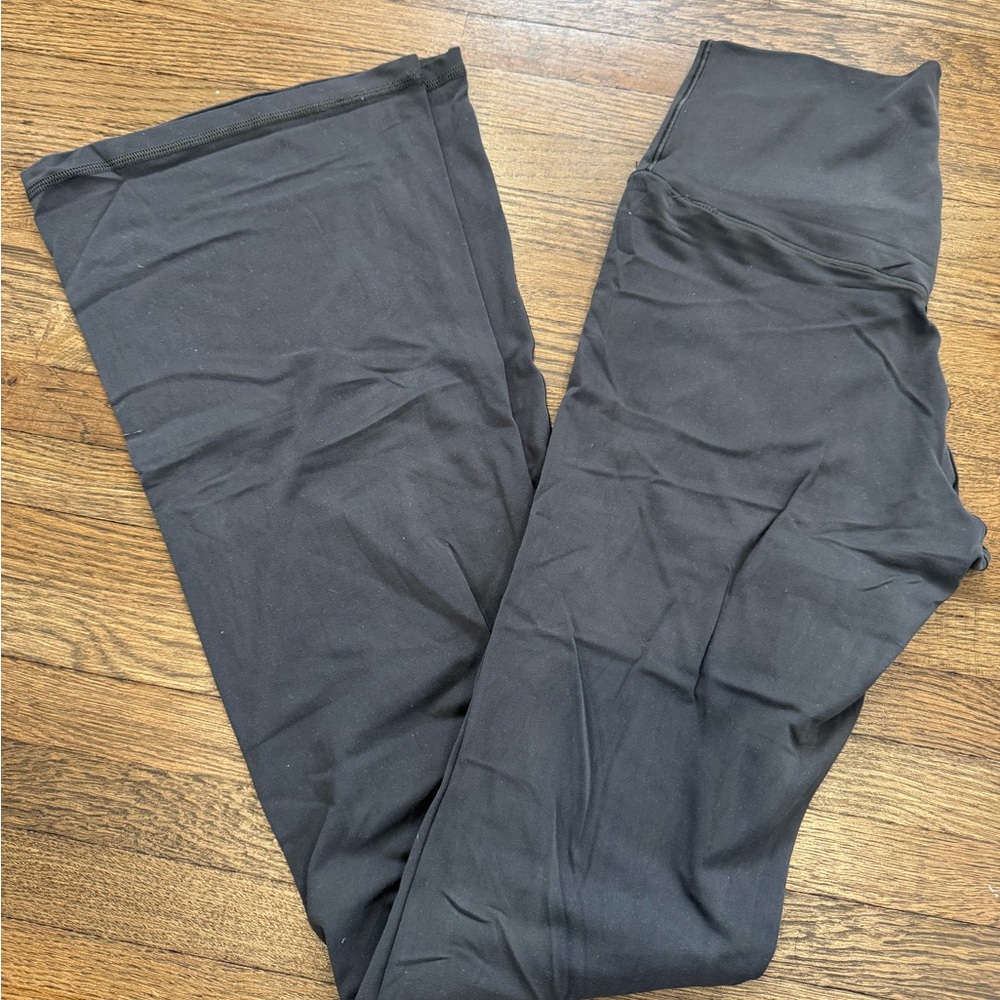 Aerie Real Me Xtra Bootcut Leggings Yoga Pants size small dark grey